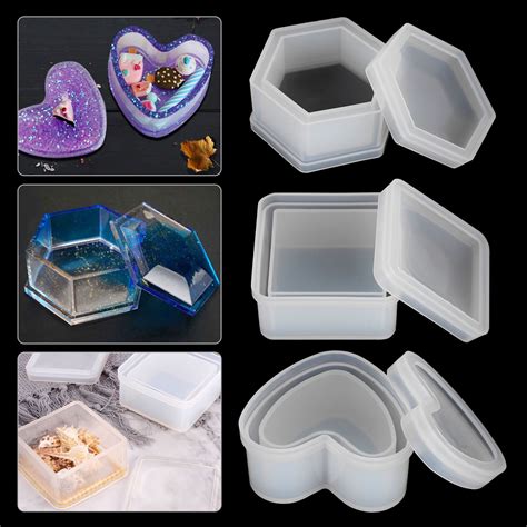 resin mold box with lids